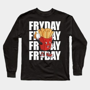 Fryday - French Fries Long Sleeve T-Shirt